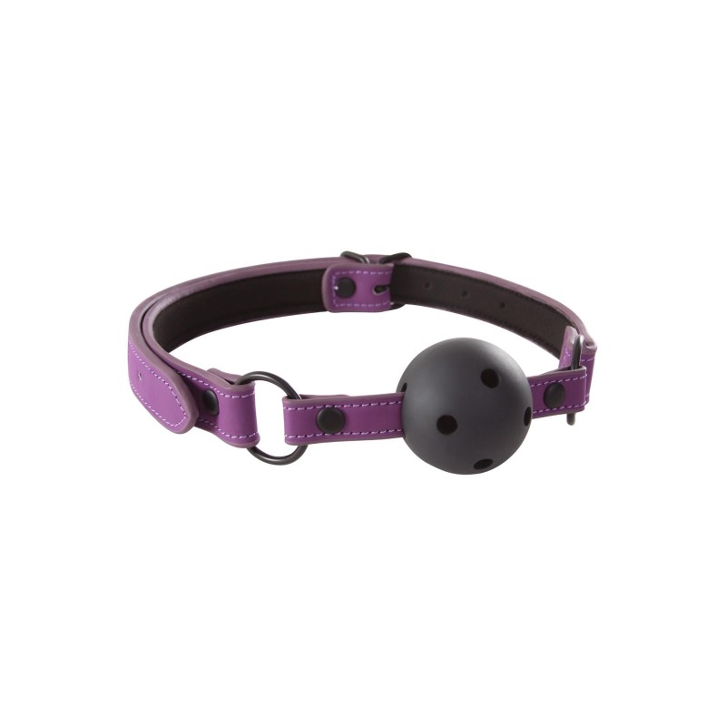 Knebel-LUST BONDAGE BALL GAG PURPLE